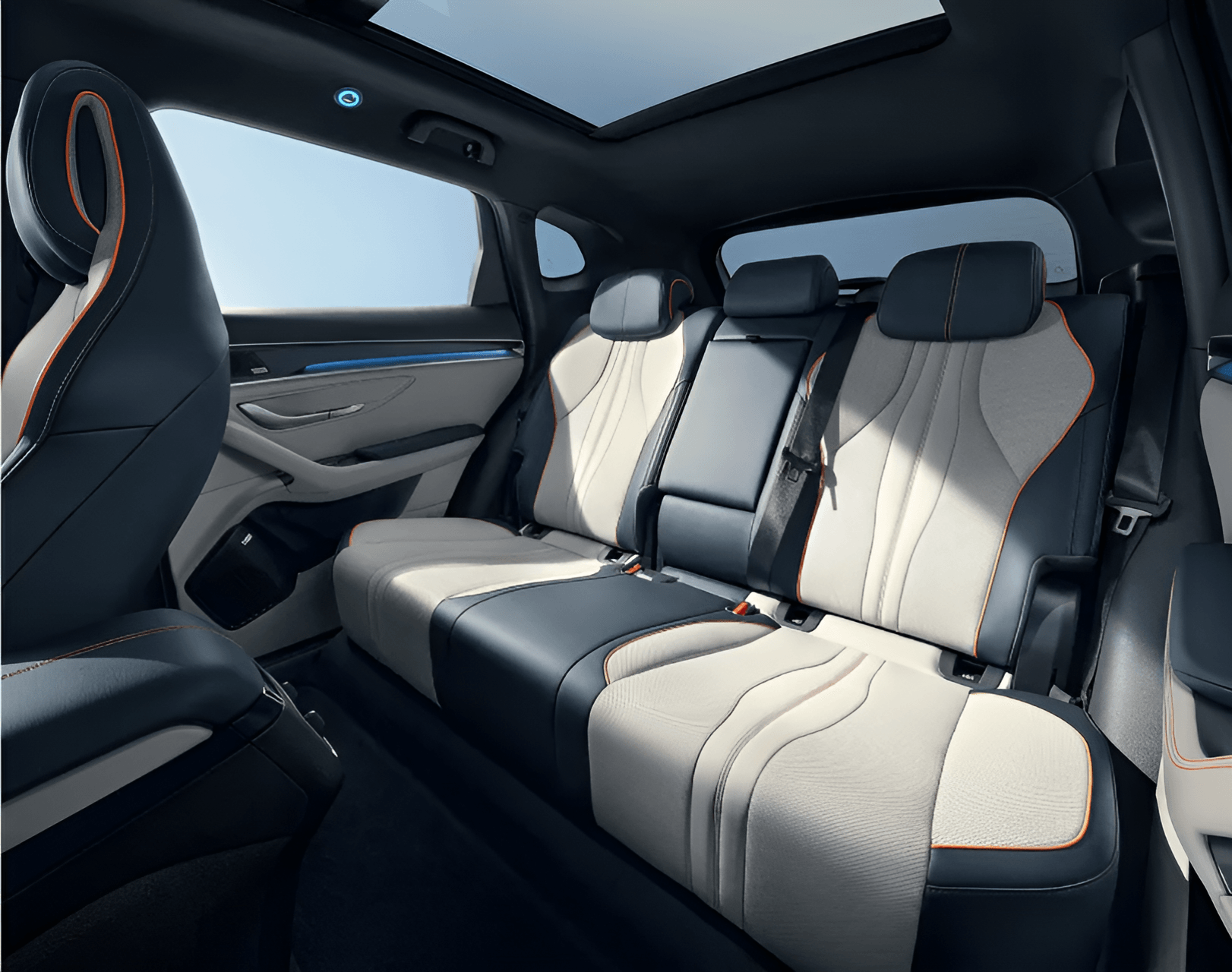 Generous rear seating