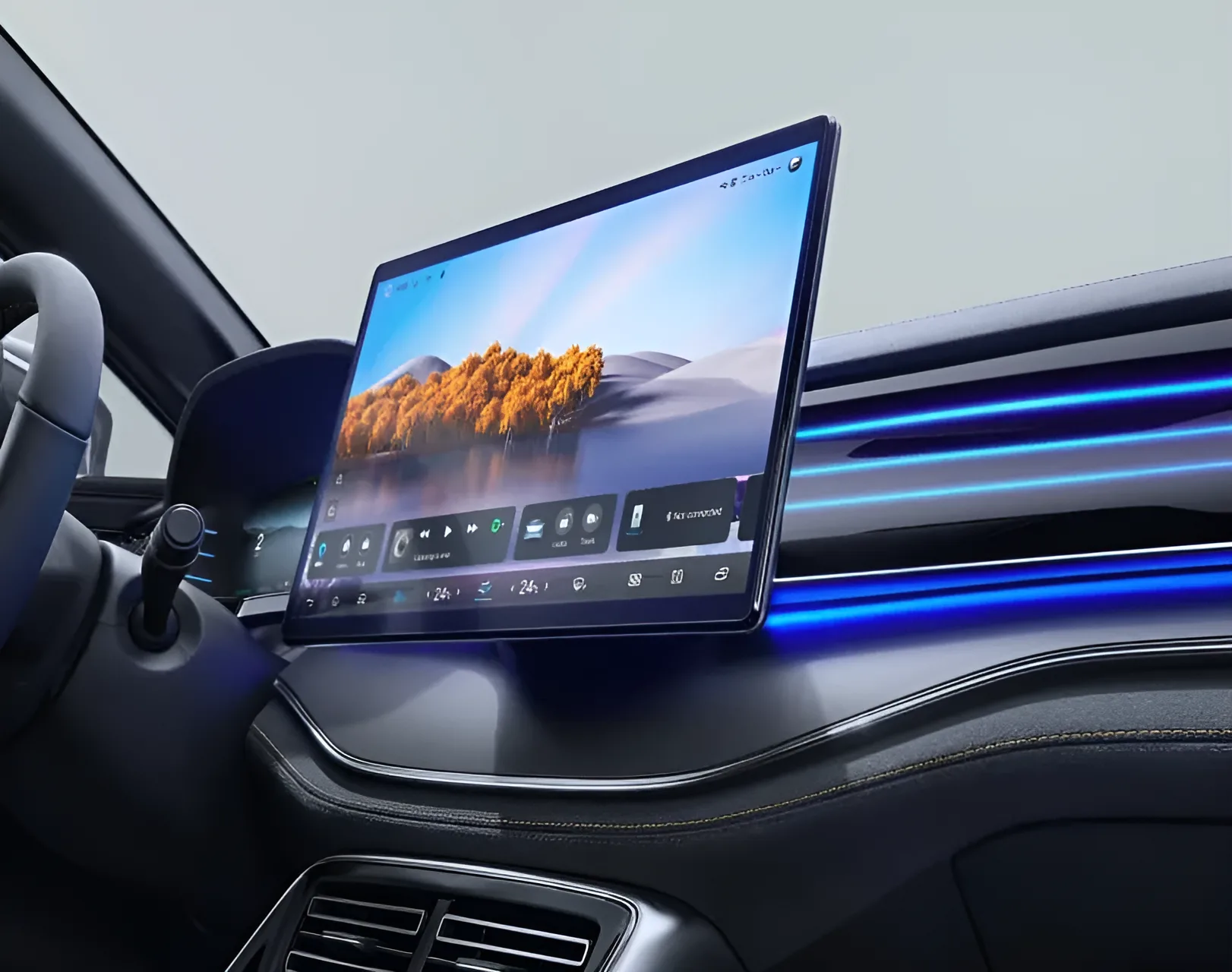 15.6” Rotating centre screen