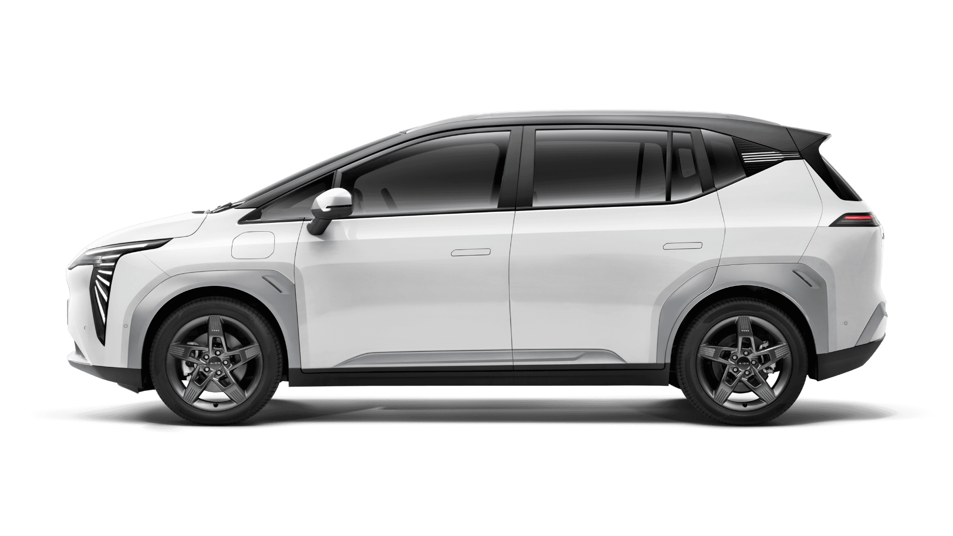 France AJ Group - AION Y Pure White with Black Roof vehicle