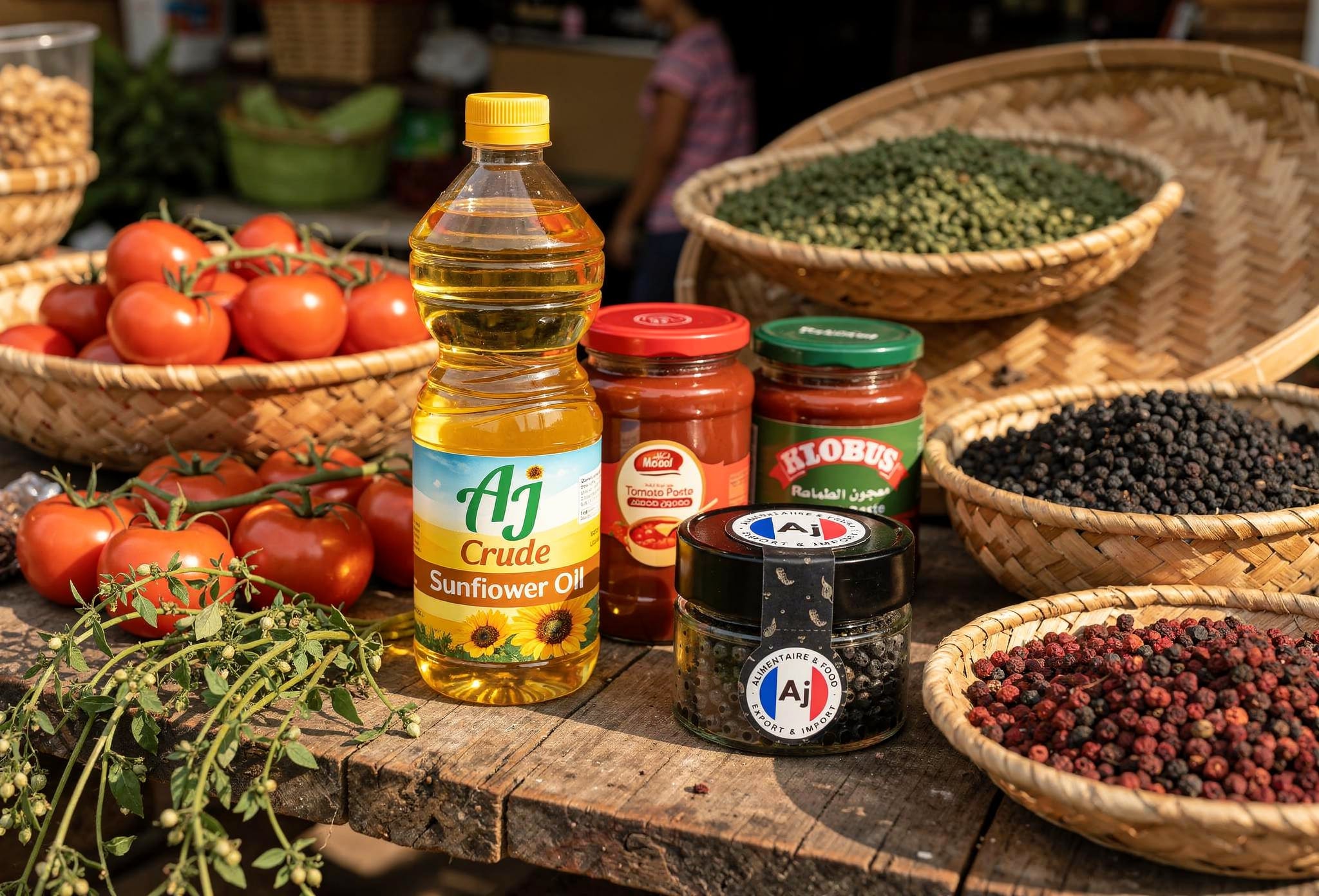 France AJ Group - food condiments and commodity trading connecting farms, factories and international buyers