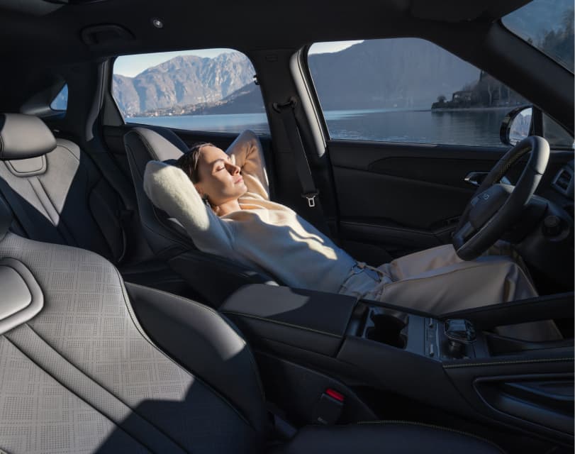 Generous seating space for all passengers