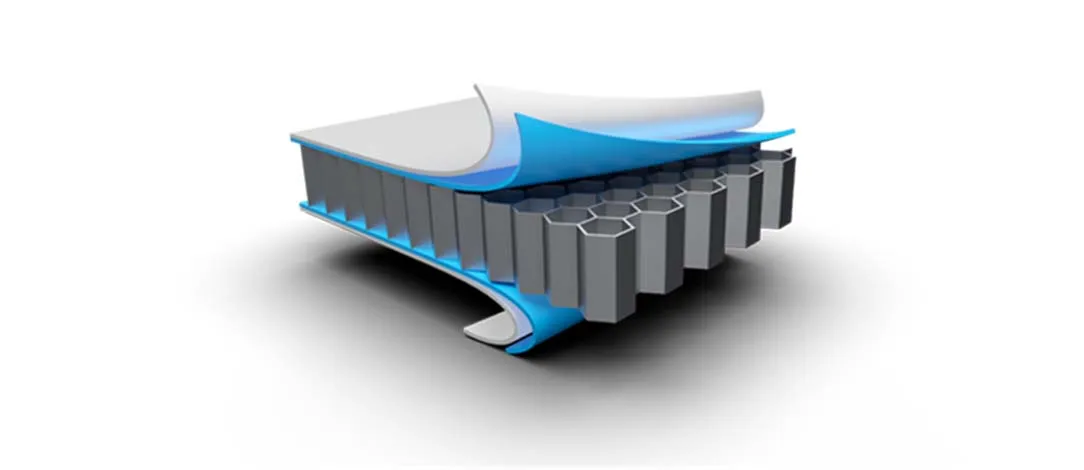 BYD ATTO 3 Blade Battery structure — cell-as-beam array with honeycomb pack for rigidity