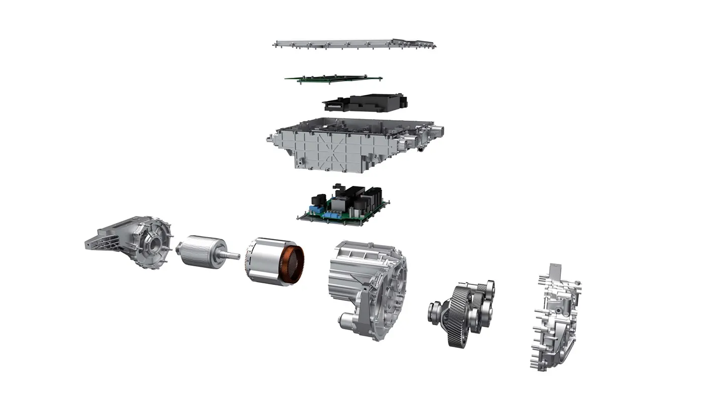 BYD ATTO 3 8-in-1 electric powertrain — integrated drive system | France AJ Group