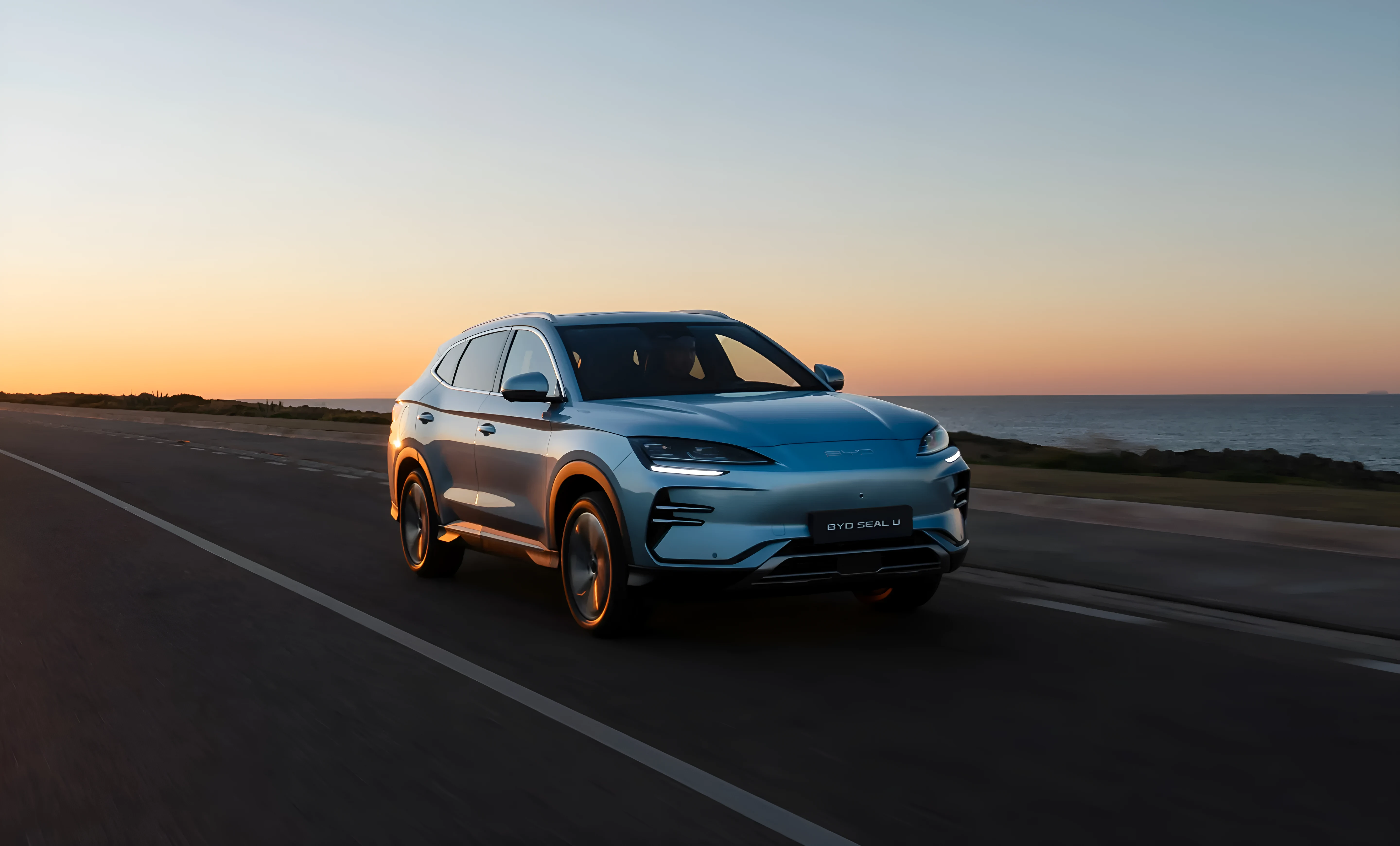 BYD SEAL U electric SUV — exterior banner front three-quarter view | France AJ Group