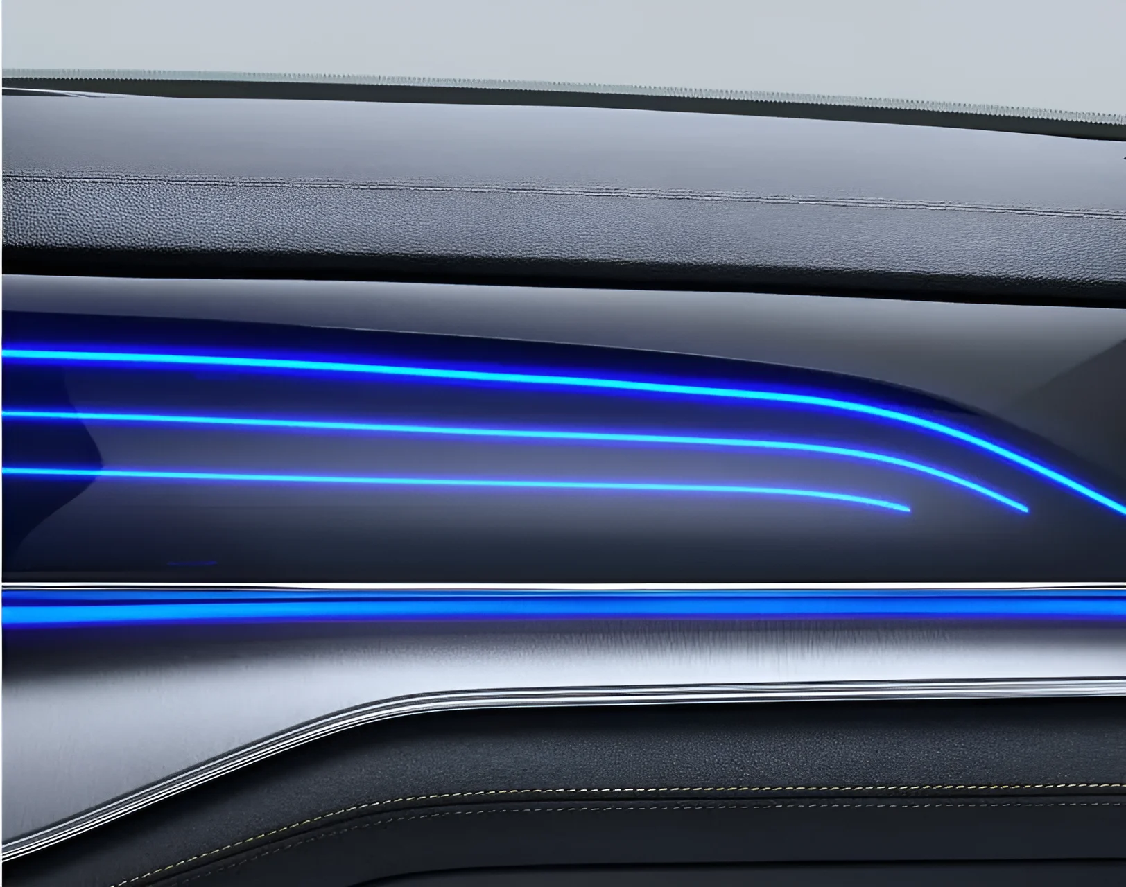 BYD TANG ambient lighting — 31-color multi-gradient interior illumination