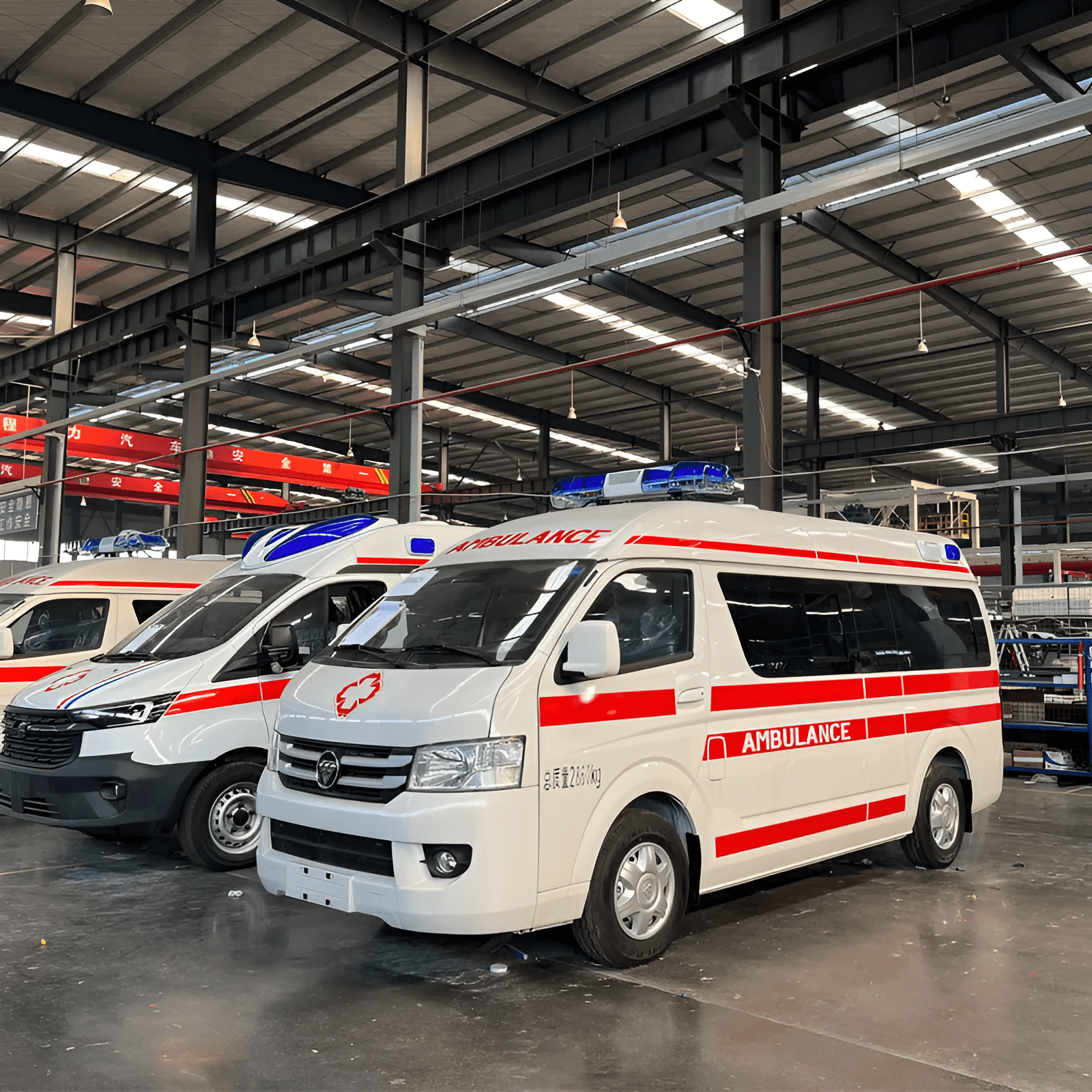 Foton G7 Ambulance Exterior — High-Visibility Identification