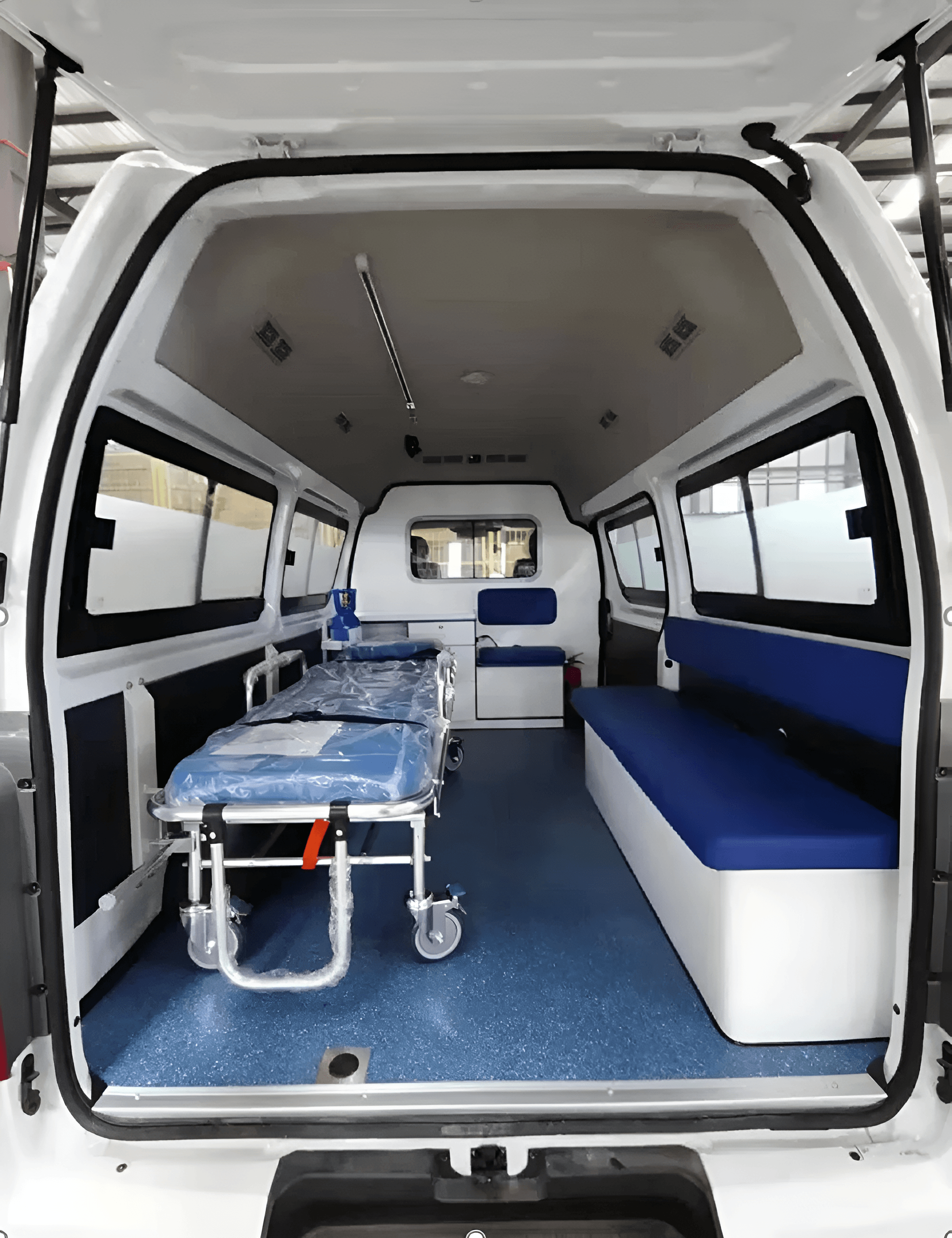 Foton G9 oxygen system — dual cylinders, outlets, humidifier bottles | France AJ Group