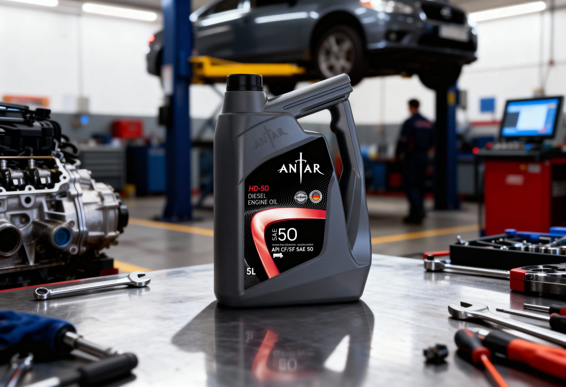 Antar HD-50 SAE-50 API CF/SF Mono-Grade Engine Oil