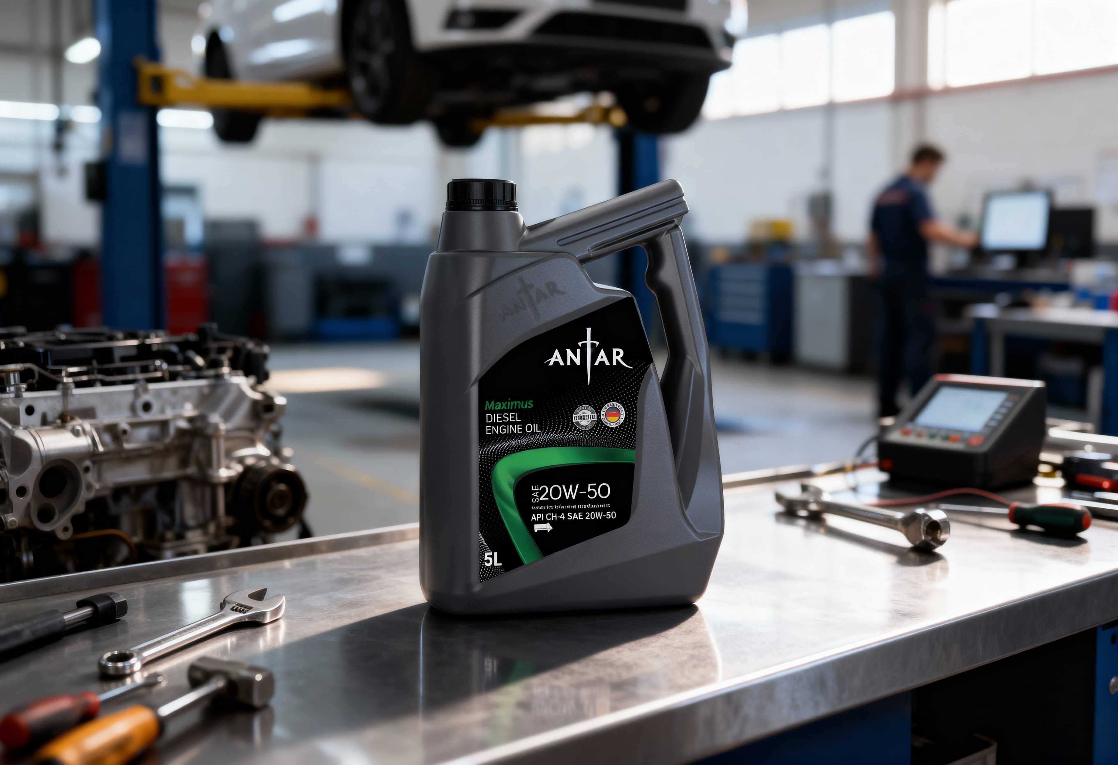 Antar Maximus CH-4
20W-50 Diesel Engine Oil