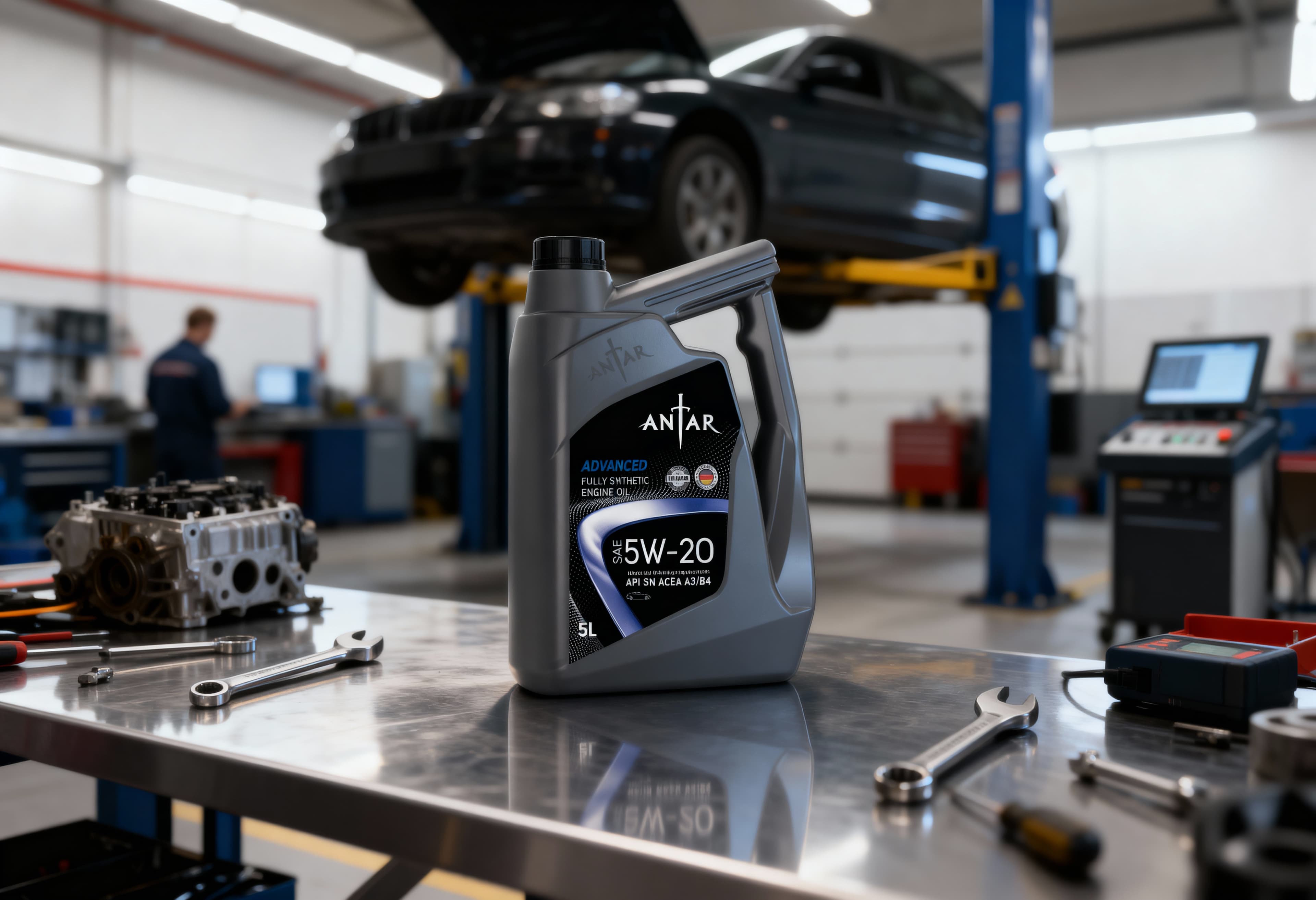 Antar Advanced Fully Synthetic Engine Oil - API SN SAE 5W-20 - B2B Global Supply
