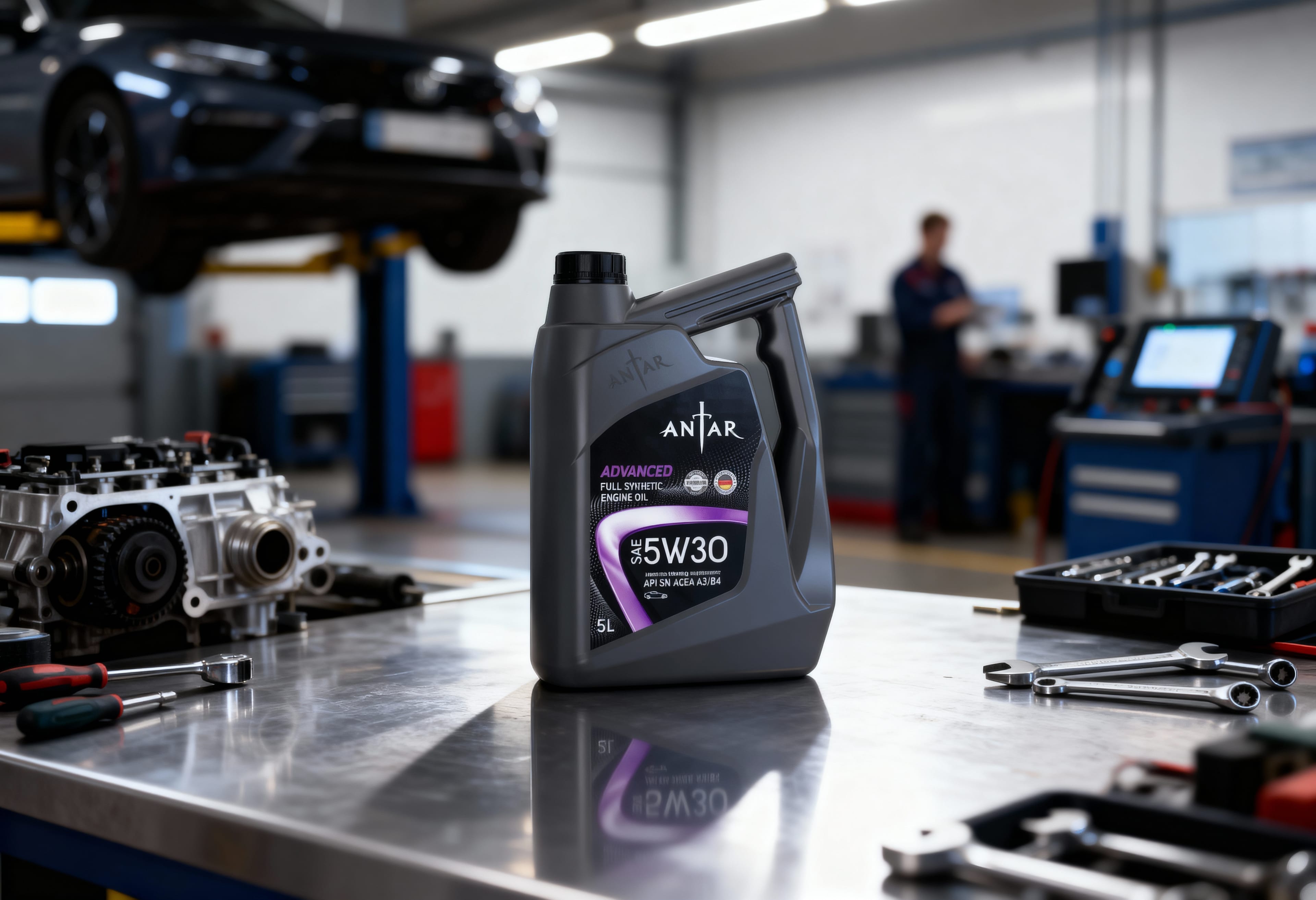 Antar Advanced Fully Synthetic Engine Oil - API SN SAE 5W-30