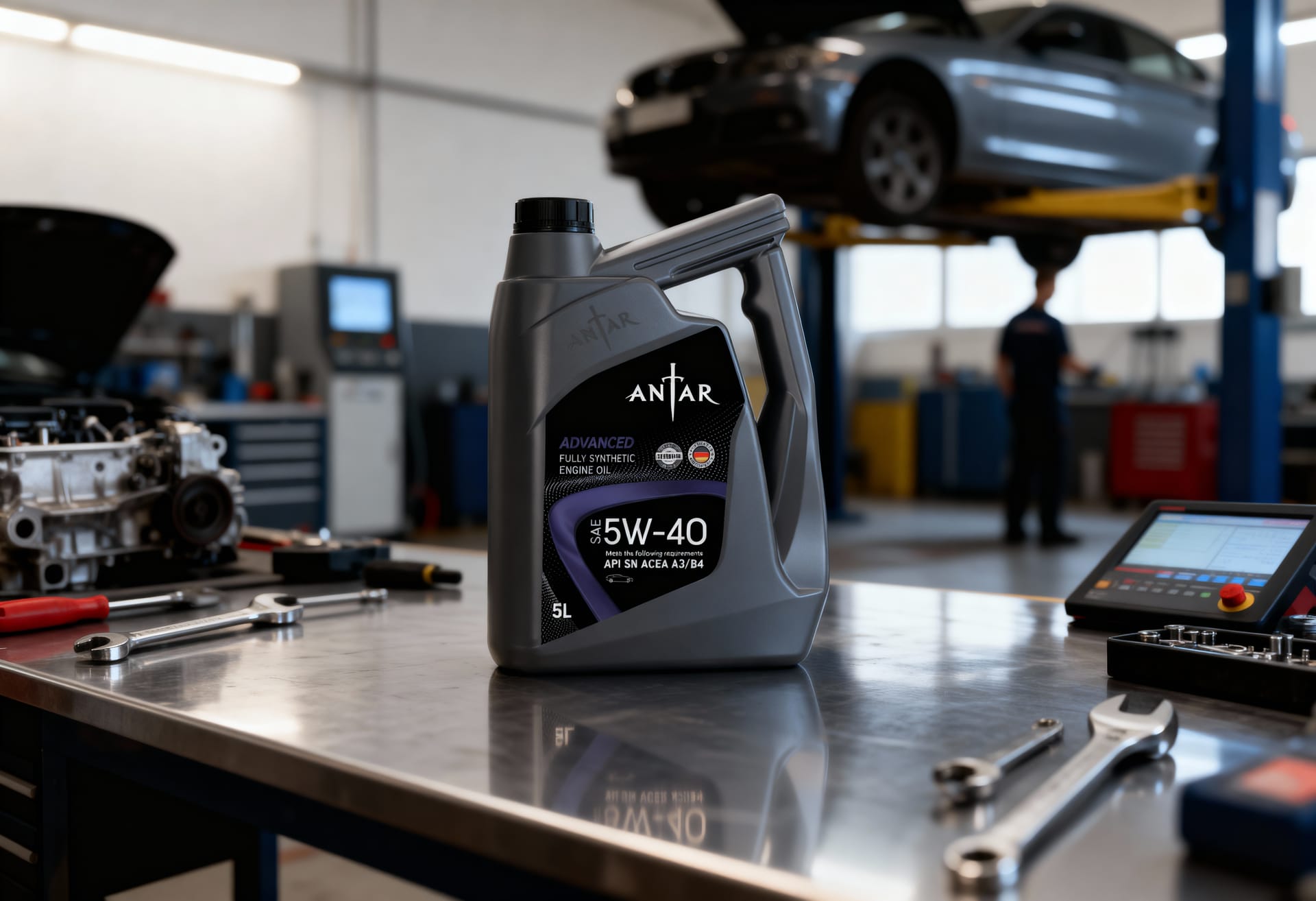 Antar Advanced Fully Synthetic Engine Oil - API SN SAE 5W-40