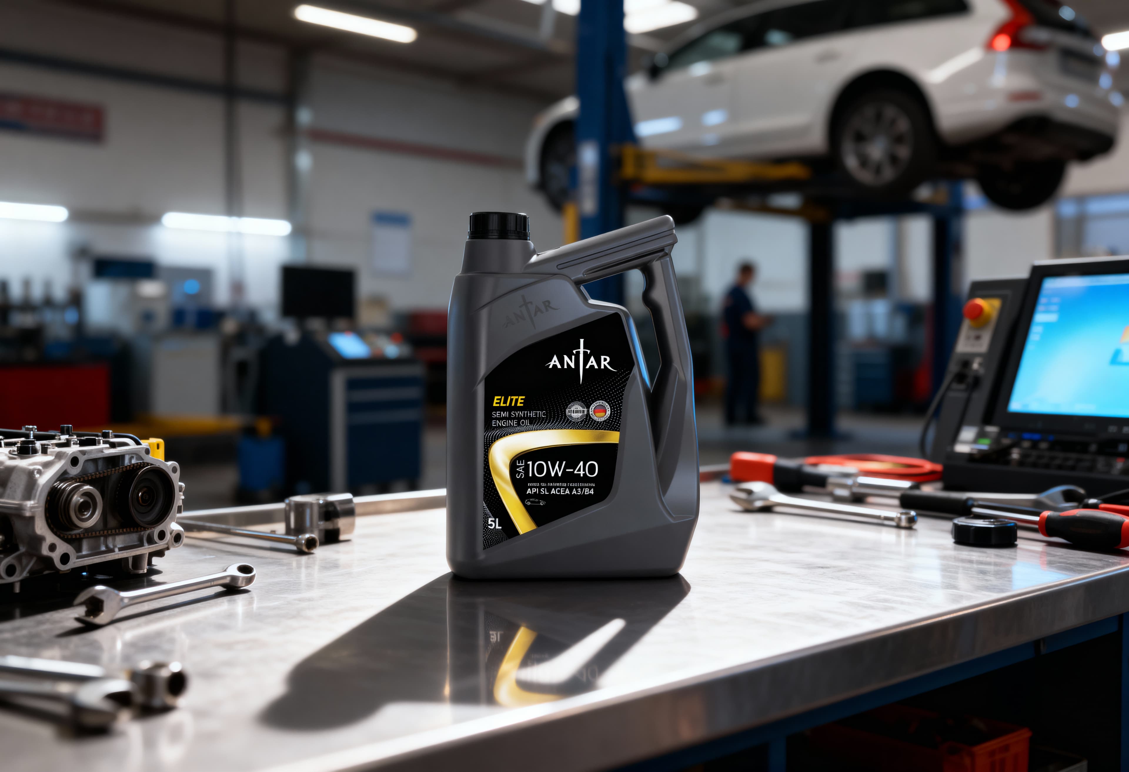 Antar Elite Synthetic Blend Engine Oil - API SL SAE 10W-40 - B2B Global Supply